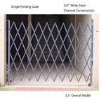 Las puertas de seguridad plegables de acero grises para el metal del negocio Scissor la puerta sin montar proveedor