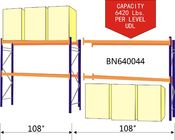 La plataforma industrial BN640034 atormenta Warehouse resistente que deja de lado haz ajustable de 2 pulgadas proveedor