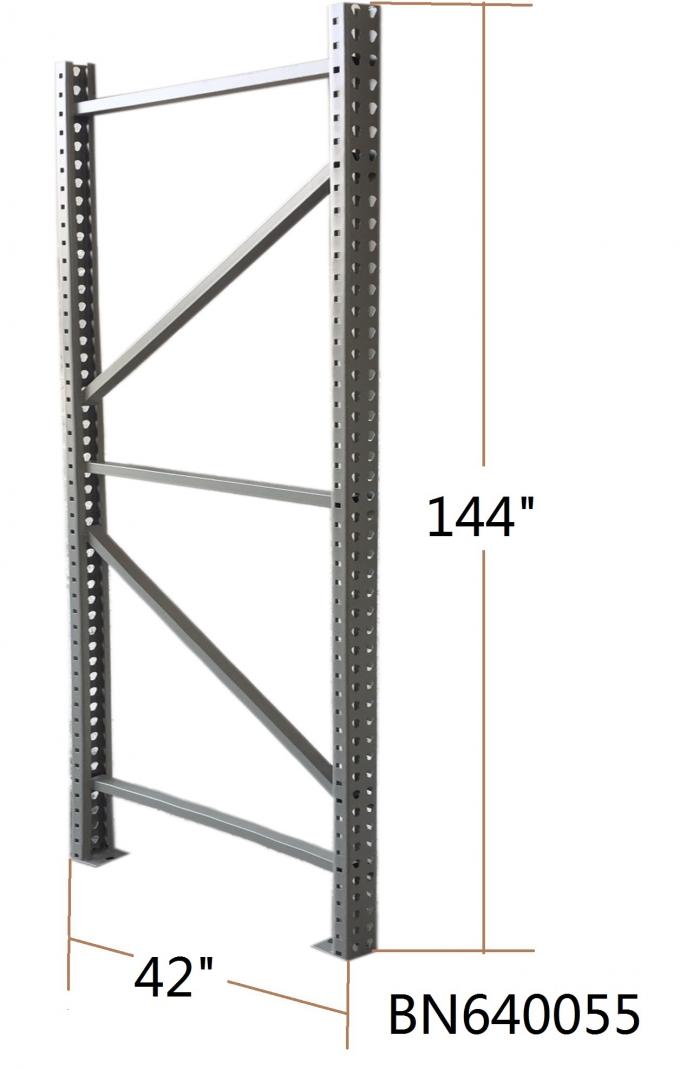 Extraordinariamente más de par en par estantes de acero resistentes de la plataforma, estantes industriales del almacenamiento de Warehouse