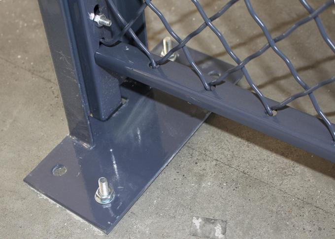 Cubierto 3 divisiones de la seguridad de la malla de alambre de los lados almacene los sistemas 20*10 *8 de la jaula