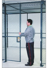 La división comercial de la malla de alambre artesona la puerta llena de la jaula del alambre de la altura 230 libras de peso