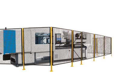 China Perímetro en línea que guarda, cercado de la máquina del protector de Palletizer del guardia de la máquina del alambre fábrica