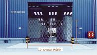 Las puertas de seguridad plegables del acero industrial del doblez del BI, almacenan la puerta de seguridad retractable proveedor
