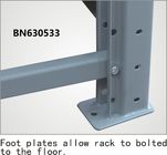 Unidad libre de acero ancha estupenda de la estantería, marco vertical del estante de la plataforma de 36 * 96 pulgadas proveedor