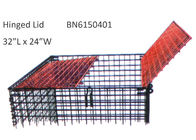 Envases industriales del alambre BN6150107, envase plegable de la malla de alambre 32 x 24 pulgadas proveedor