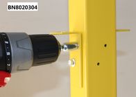 Poste de la esquina de acero del tubo del indicador de 2 x 2 pulgadas para el perímetro que guarda sistemas proveedor
