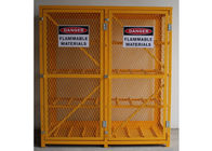 Puerta doble armarios de almacenamiento de la jaula del alambre del gabinete de almacenamiento del cilindro de 65 pulgadas 16 horizontalmente proveedor