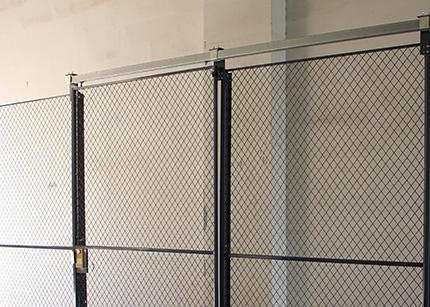 Altas divisiones del alambre y jaulas visibles de la seguridad, armarios de almacenamiento de la jaula del metal 20' *15 ' *10 '